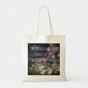 Bolsa Tote Citação Inspiradora de Jeremy Bentham