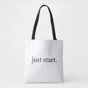 Bolsa Tote Citação Inspiradora Minimalista