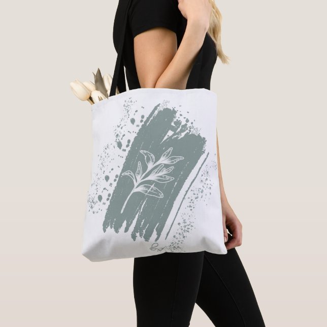 Bolsa Tote Citação-Mãe de Folhas Selvagens (Close Up)
