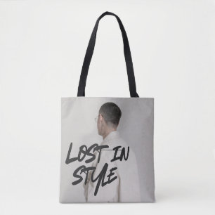 Bolsa Tote Citação Mínima de Moda