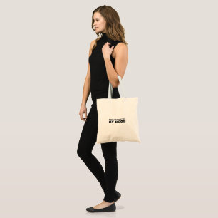Bolsa Tote Citação Moderna - Fácilmente Distraído Por Cachorr