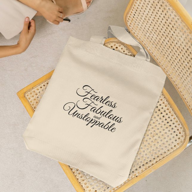 Bolsa Tote Citação Motivacional, Presente para Mulher Empoder (Criador carregado)