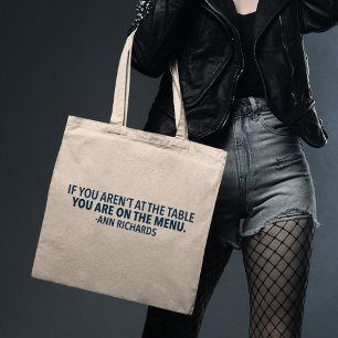 Bolsa Tote Citação política motivacional de Ann Richards