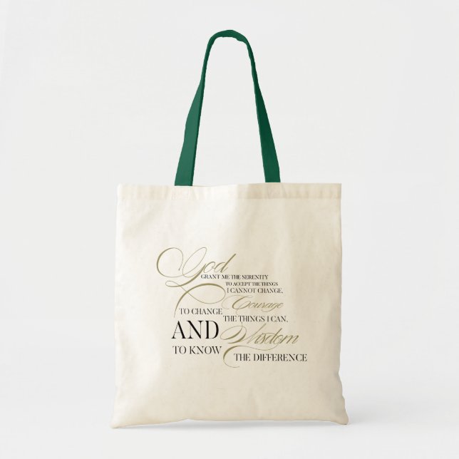 Bolsa Tote Citação Religiosa  (Frente)
