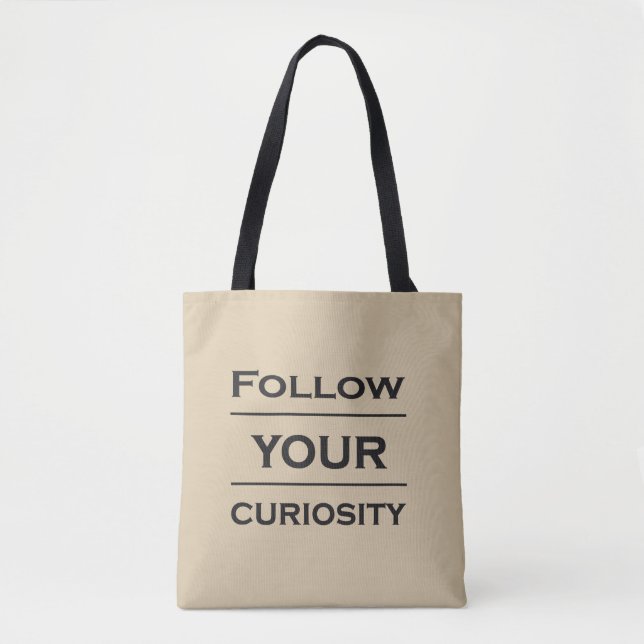 Bolsa Tote Citações da vida motivacional (Frente)