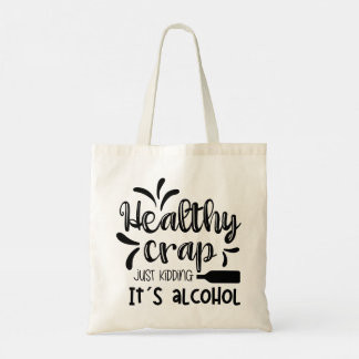 Bolsa Tote Citações engraçadas minimalistas modernas