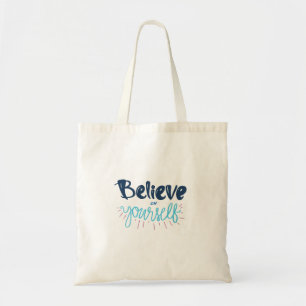 Bolsa Tote Citações Inspiracionais e Coloridas