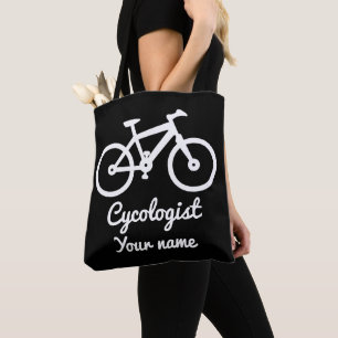 Bolsa Tote Citações personalizadas do Cycologista do Ciclo Lo