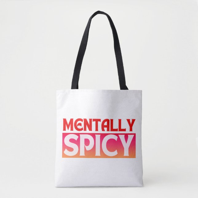 BOLSA TOTE CITAÇÕES TIPO MENTAMENTE PICANTES (Frente)
