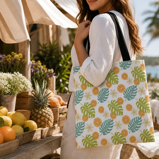 Bolsa Tote Citrus Tropical (Citrus Tropical Tote Bag)