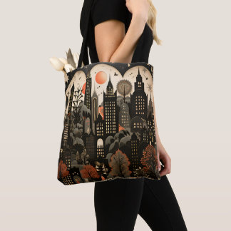 Bolsa Tote Cityscape por toda a barra de ferramentas