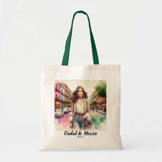 Bolsa Tote Ciudad de México (Frente)