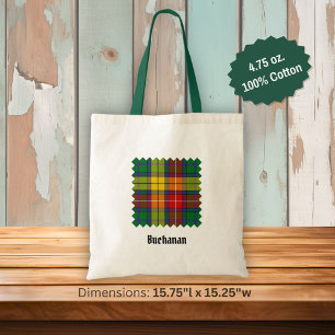 Bolsa Tote Clã Buchanan Tartan