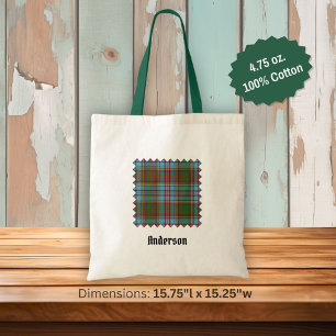 Bolsa Tote Clan Anderson Tartan Tote Bag