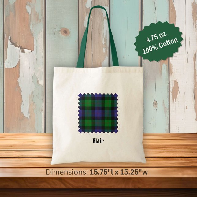 Bolsa Tote Clan Blair Tartan Tote Bag (Criador carregado)