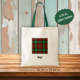 Bolsa Tote Clan Boyd Tartan
