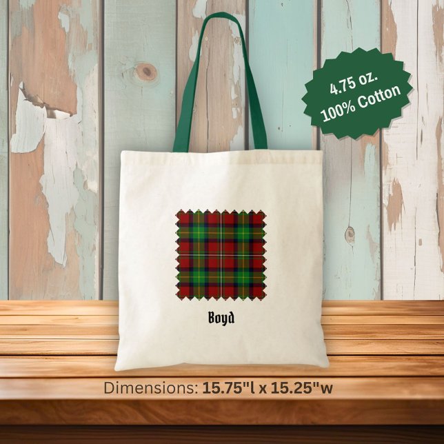 Bolsa Tote Clan Boyd Tartan (Criador carregado)