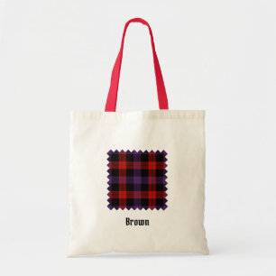 Bolsa Tote Clan Brown Tartan
