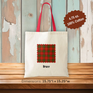 Bolsa Tote Clan Bruce Tartan