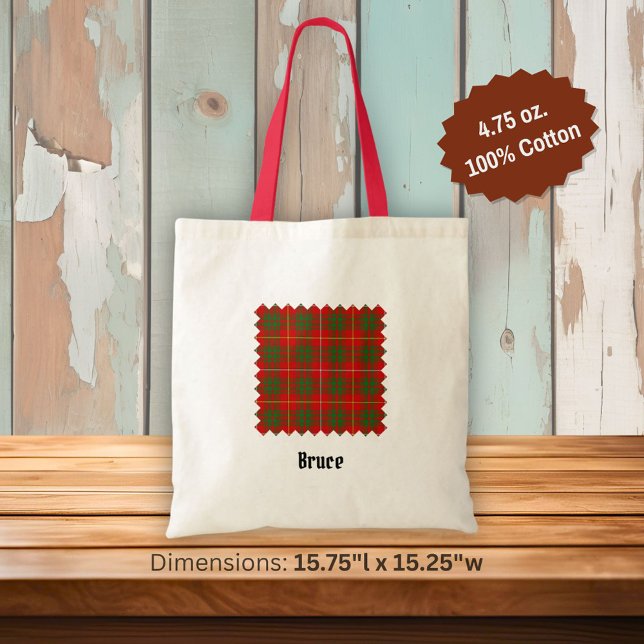 Bolsa Tote Clan Bruce Tartan (Criador carregado)