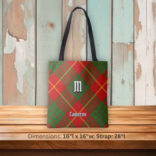 Bolsa Tote Clan Cameron Tartan