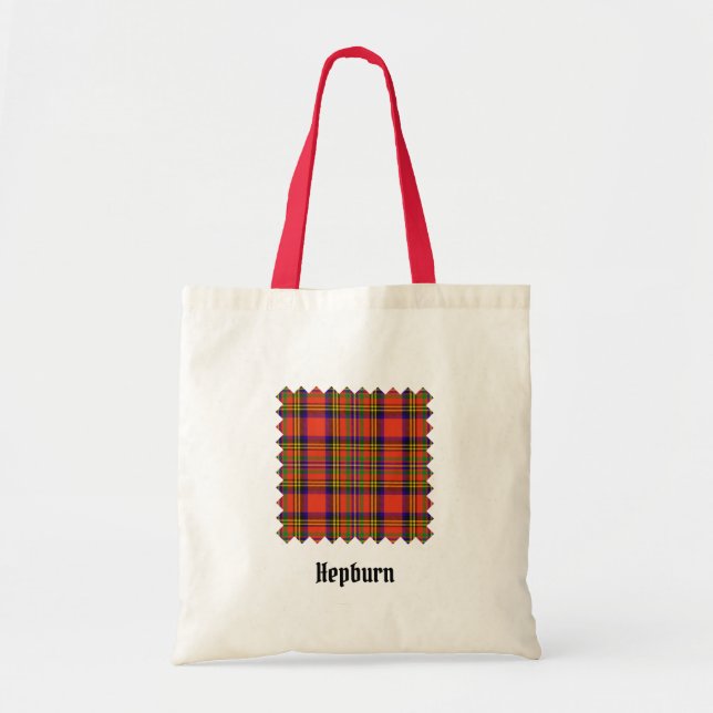 Bolsa Tote Clan Hepburn Tartan (Frente)