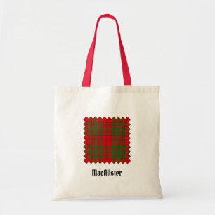Bolsa Tote Clan MacAlister de Glenbarr Tartan Tote Bag