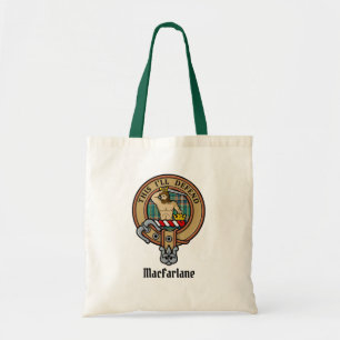 Bolsa Tote Clan MacFarlane Crest sobre a Caça Antiga de Tarta