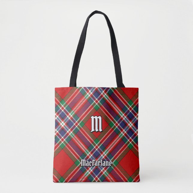 Bolsa Tote Clan MacFarlane Red Tartan (Frente)