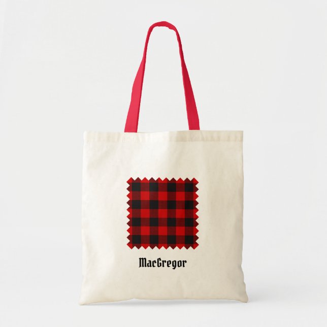Bolsa Tote Clan MacGregor Rob Roy Tartan (Frente)