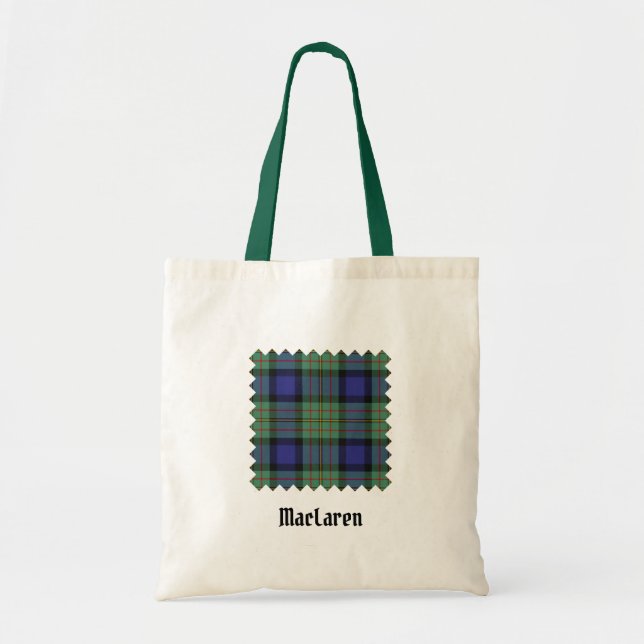 Bolsa Tote Clan MacLaren Tartan (Frente)
