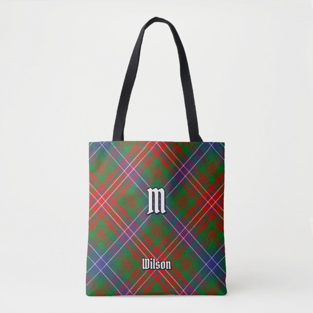 Bolsa Tote Clan Wilson Modern Tartan (Frente)