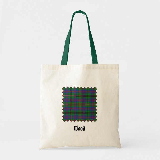 Bolsa Tote Clan Wood Tartan (Frente)