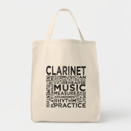 Bolsa Tote Clarinet Typografia