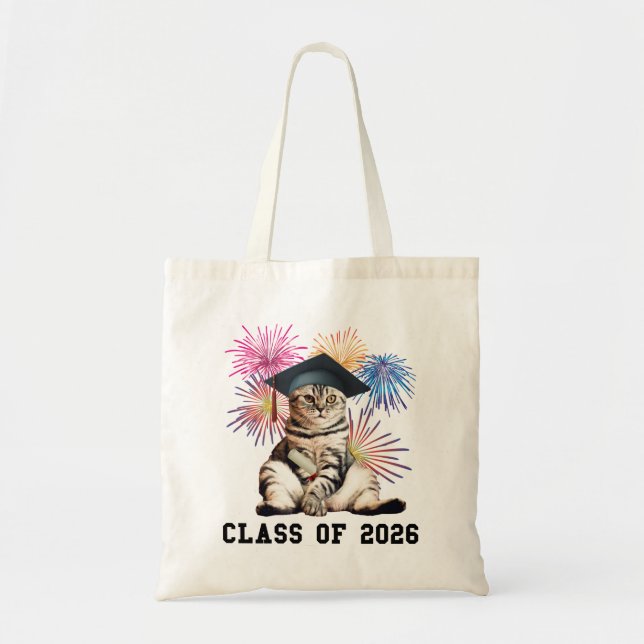 Bolsa Tote Class Of 2026 Cat Lover (Frente)
