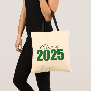 Bolsa Tote Classe de brilho verde de 2025