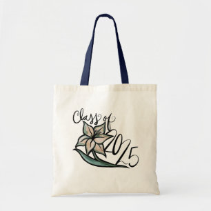 Bolsa Tote Classe de Estilo de Vintage Verde Branco 2025