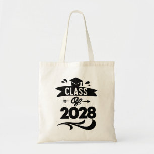 Bolsa Tote Classe de graduação do Mais velho 2028 TShirt 20