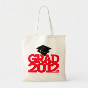 Bolsa Tote Classe do saco 2012 do vermelho da graduação
