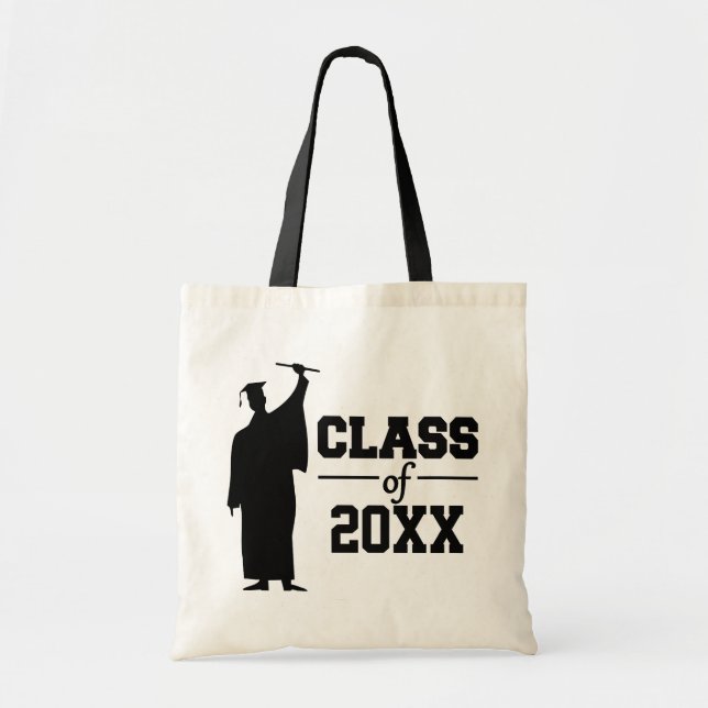 Bolsa Tote Classe do saco personalizado QUALQUER ano - escolh (Frente)