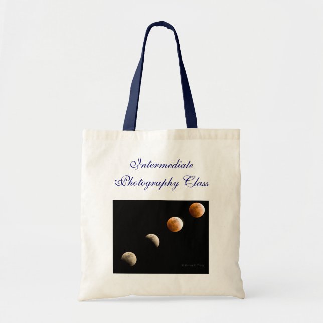 Bolsa Tote Classe intermediária da fotografia (Frente)