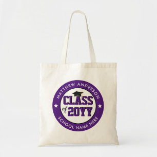 Bolsa Tote Classe Real Elegante de Púrpura de 2020
