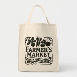 Bolsa Tote Classic Farmer’s Market - Fresh From the Valley
