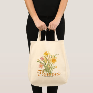 Bolsa Tote Classic vintage look Wildflowers for mom Beautiful