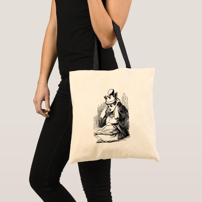 Bolsa Tote Clássico Alice no País das Maravilhas, Alice com C (Frente (produto))