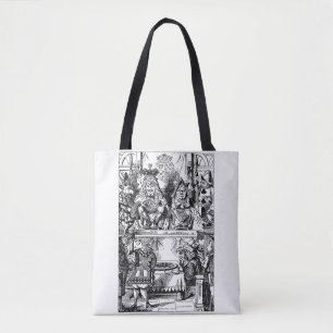 Bolsa Tote Clássico Alice no País das Maravilhas, Julgamento 