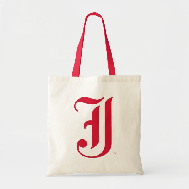 Bolsa Tote Clássico da Jacksonville State University Letra JS (Frente)