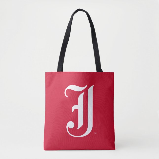 Bolsa Tote Clássico da Jacksonville State University Letra JS (Frente)