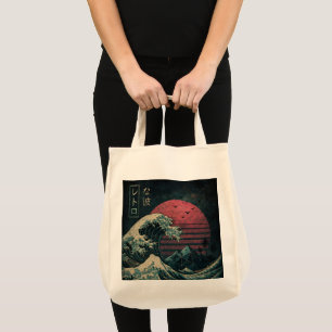Bolsa Tote Clássico de Onda Retroativa do Excelente