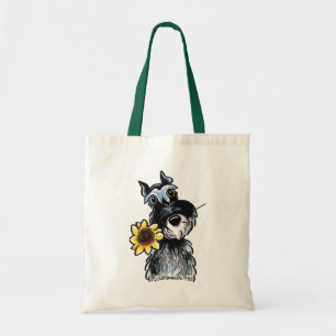 Bolsa Tote Clássico ensolarado do Schnauzer